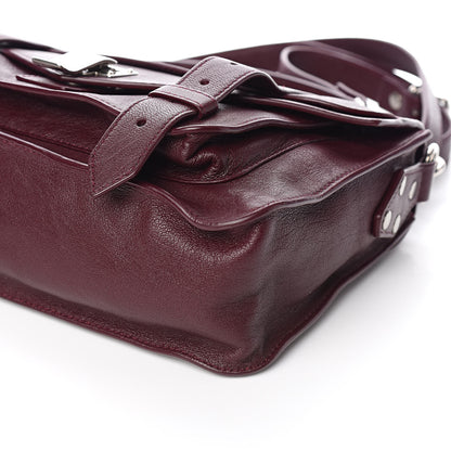 Proenza Schouler Lambskin Tiny PS1 Satchel Oxblood 9 of 10