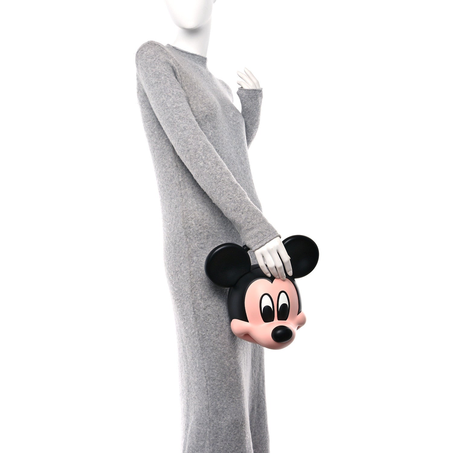 Gucci X DISNEY Plastic Mickey Mouse Top Handle Bag Black 2 of 9