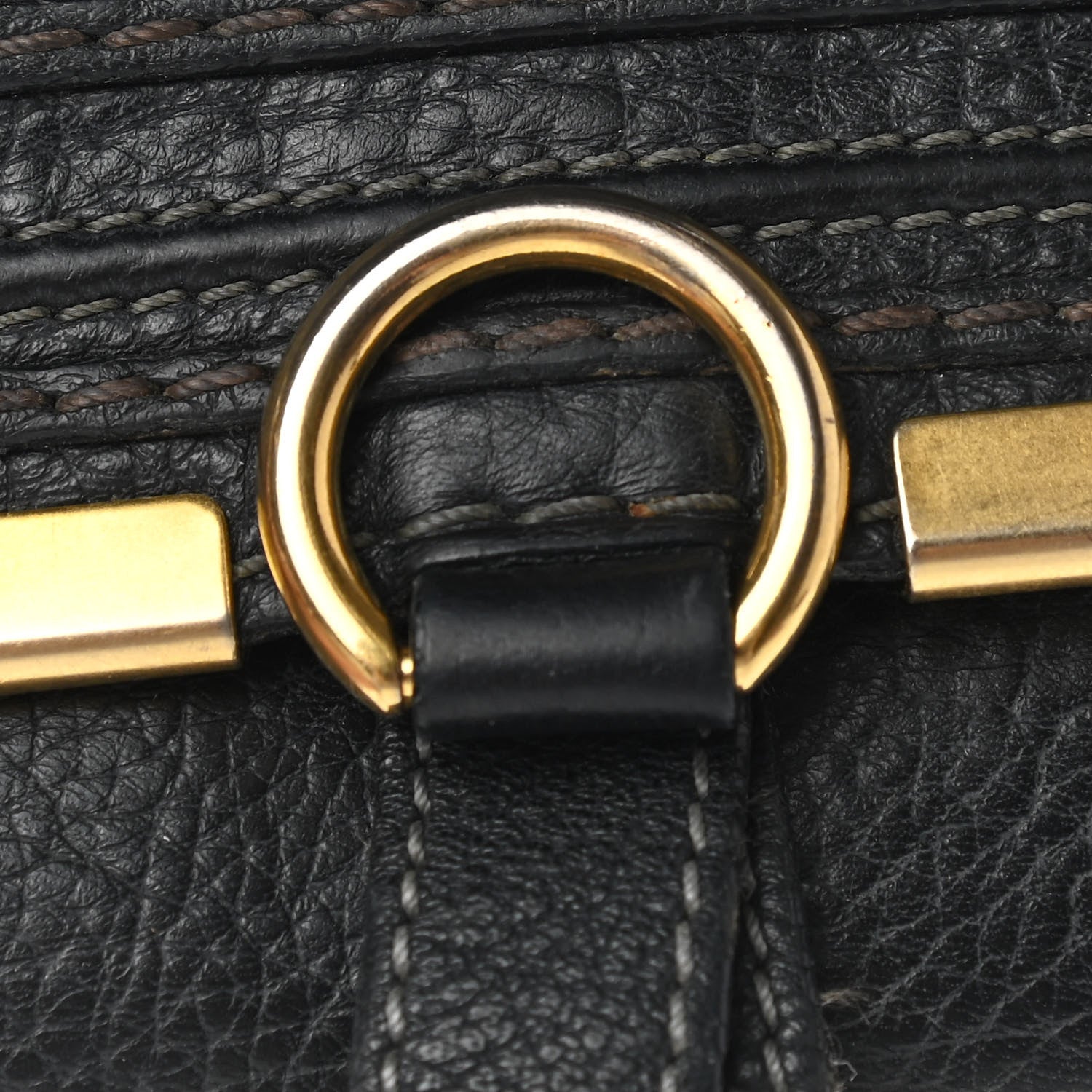 Chloe Calfskin Marcie Continental Flap Wallet Black 9 of 11