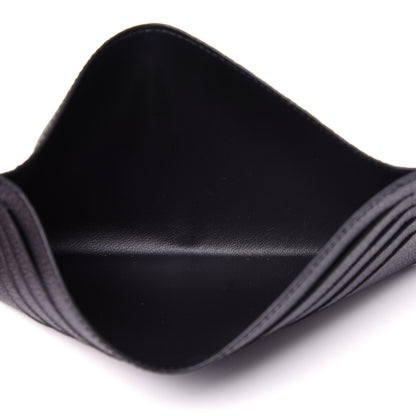 Louis Vuitton Calfskin Felicie Chain Wallet Card Holder Insert Black 5 of 8