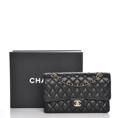 Chanel Caviar Quilted Medium Double Flap Black 9 of 9