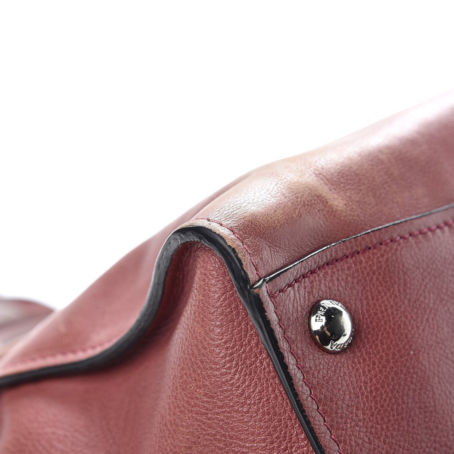 Glace Calf Small Twin Pocket Tote Pink