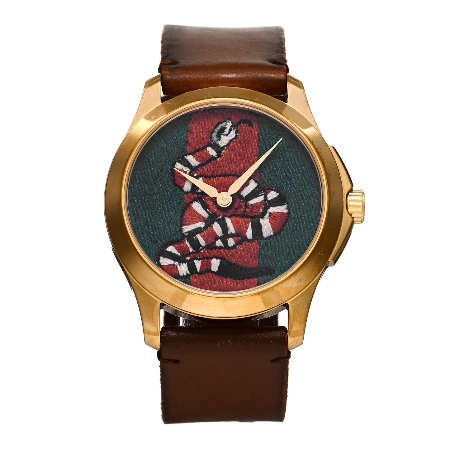 Stainless Steel Calfskin 38mm Le Marche Des Merveilles Snake Quartz Watch