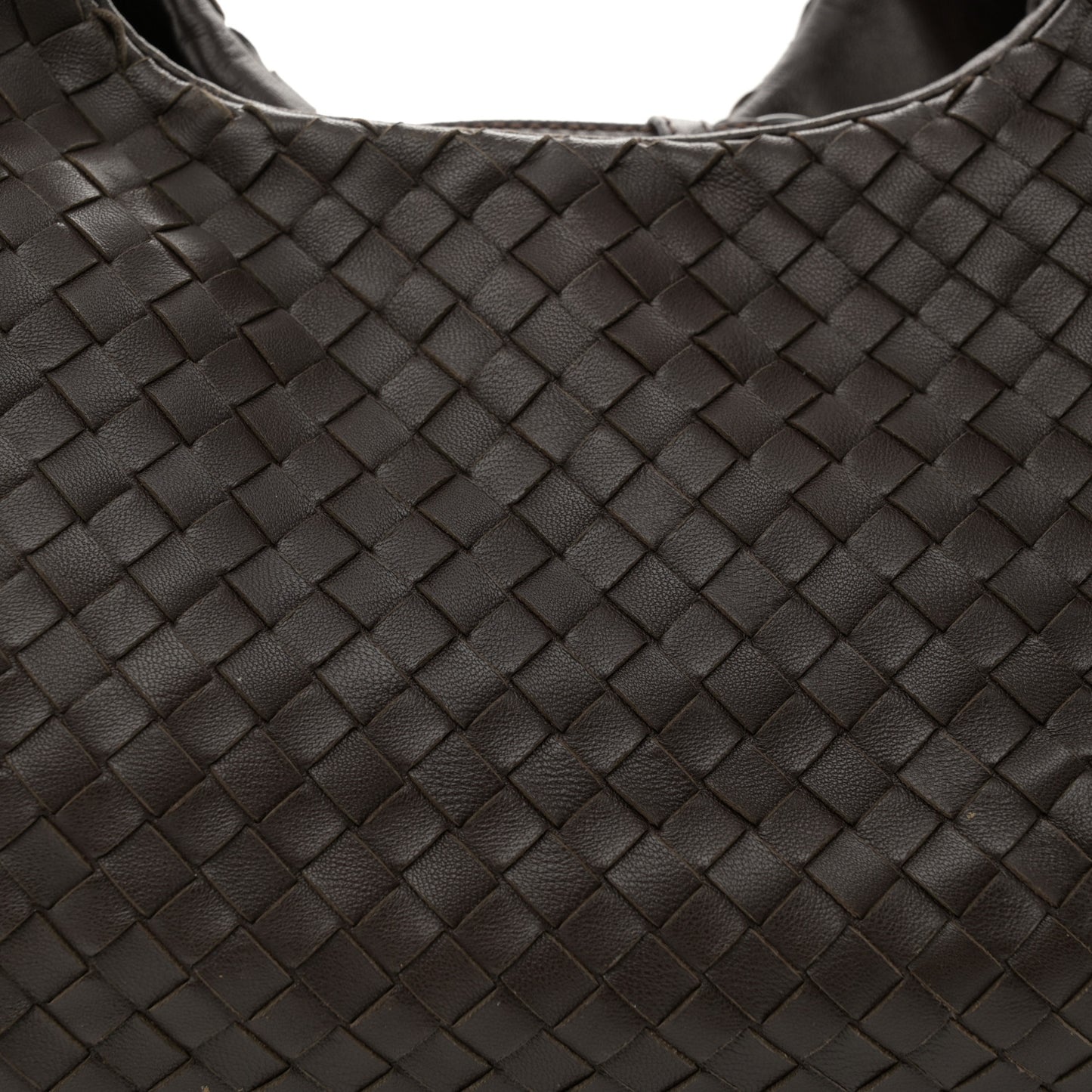 Nappa Intrecciato Medium Campana Ebano