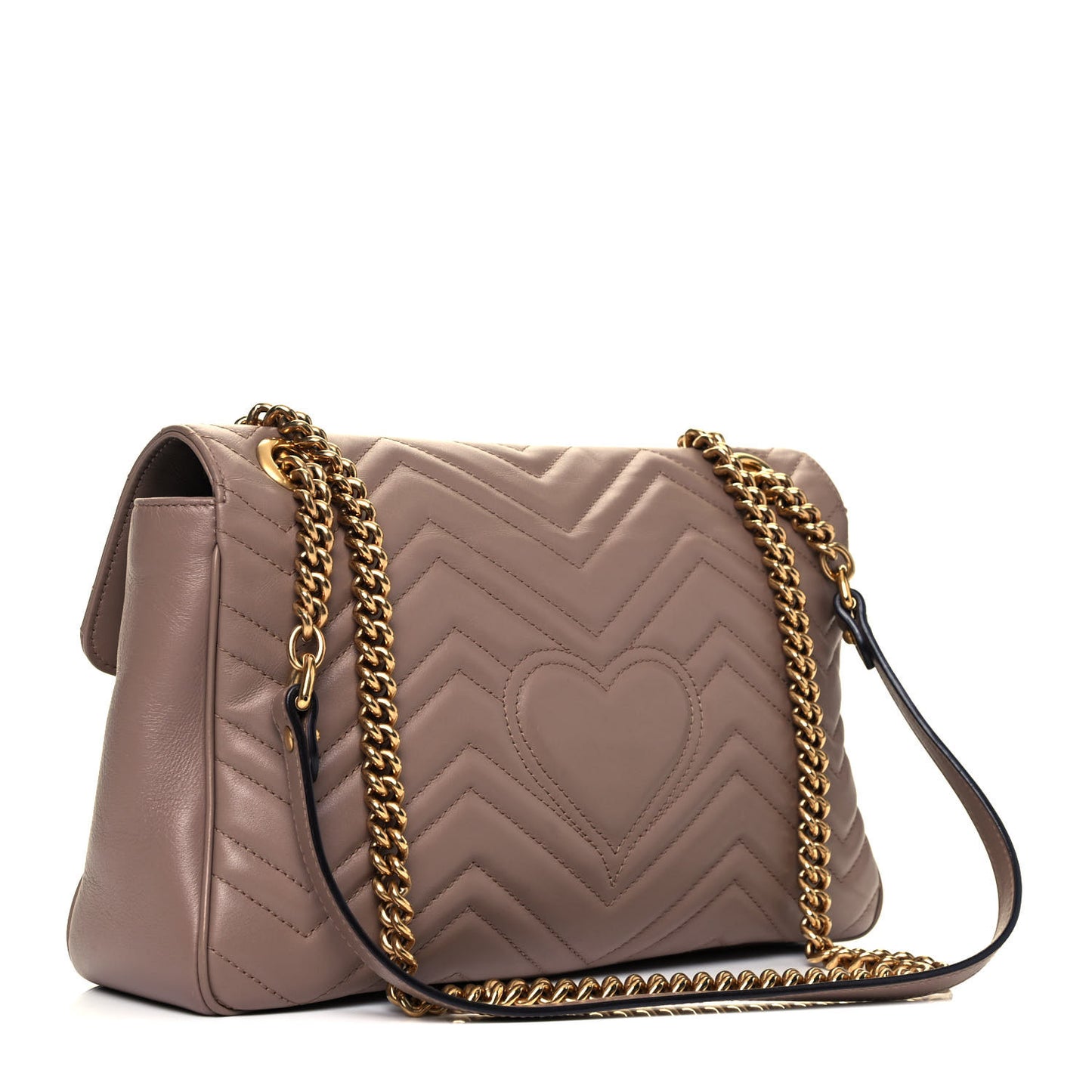 Calfskin Matelasse Medium GG Marmont Shoulder Bag Porcelain Rose