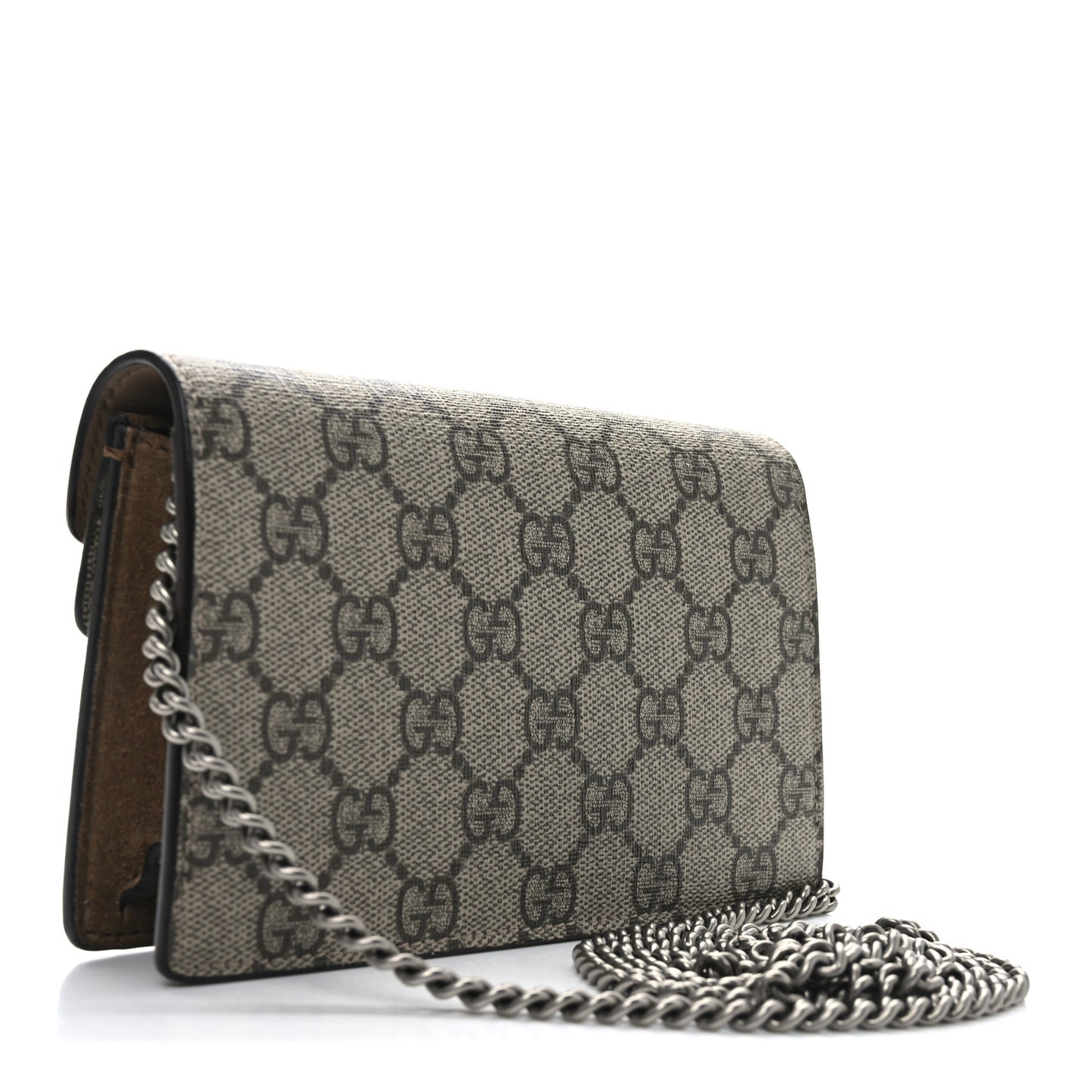 GG Supreme Monogram Super Mini Dionysus Shoulder Bag Taupe