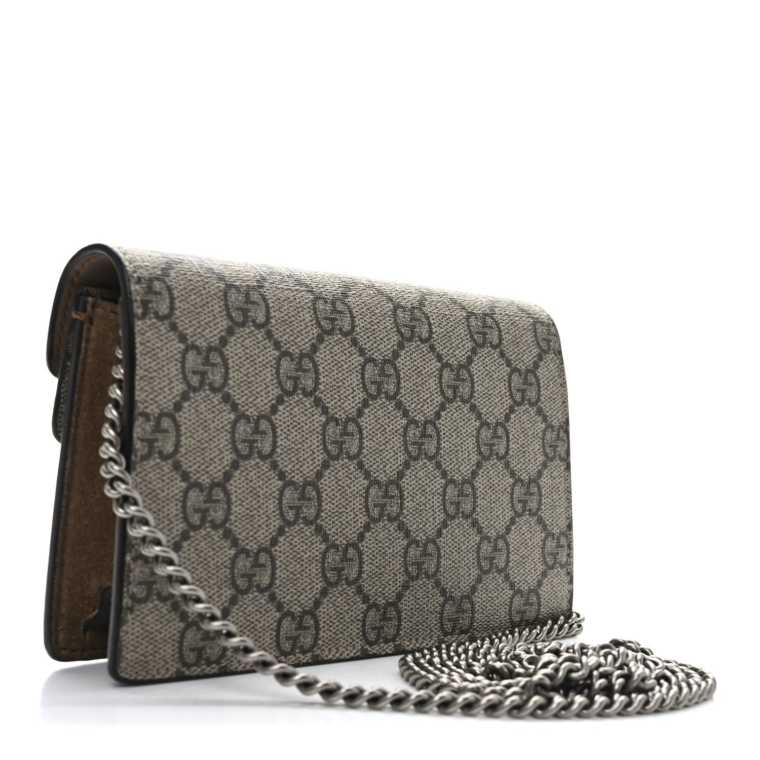 Gucci GG Supreme Monogram Super Mini Dionysus Shoulder Bag Taupe 3 of 9