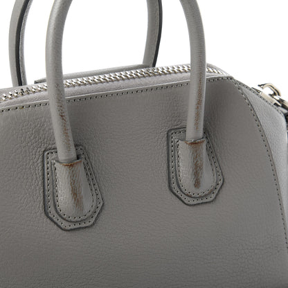 Givenchy Sugar Goatskin Mini Antigona Pearl Grey 11 of 12