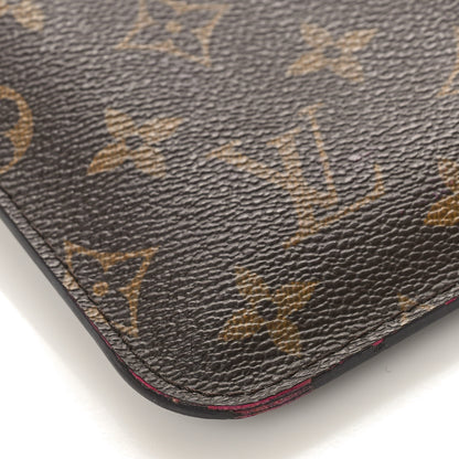 Louis Vuitton Monogram Neverfull MM GM Pochette Pivoine 7 of 8