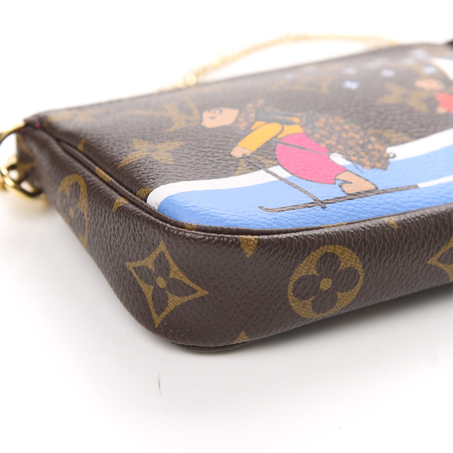 Monogram 2018 Christmas Animation Mini Bears Pochette Accessories