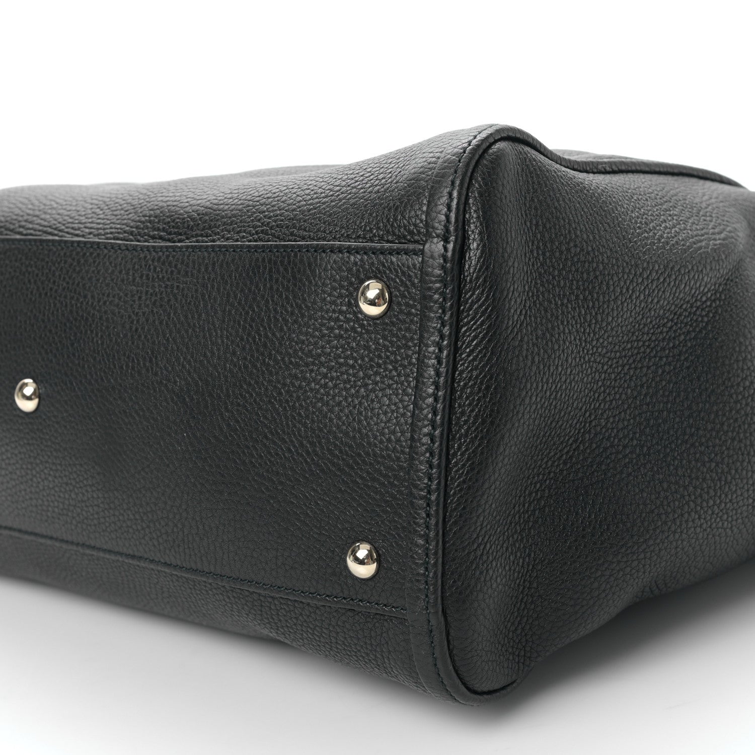 Gucci Pebbled Calfskin Medium Soho Shoulder Bag Black 9 of 9