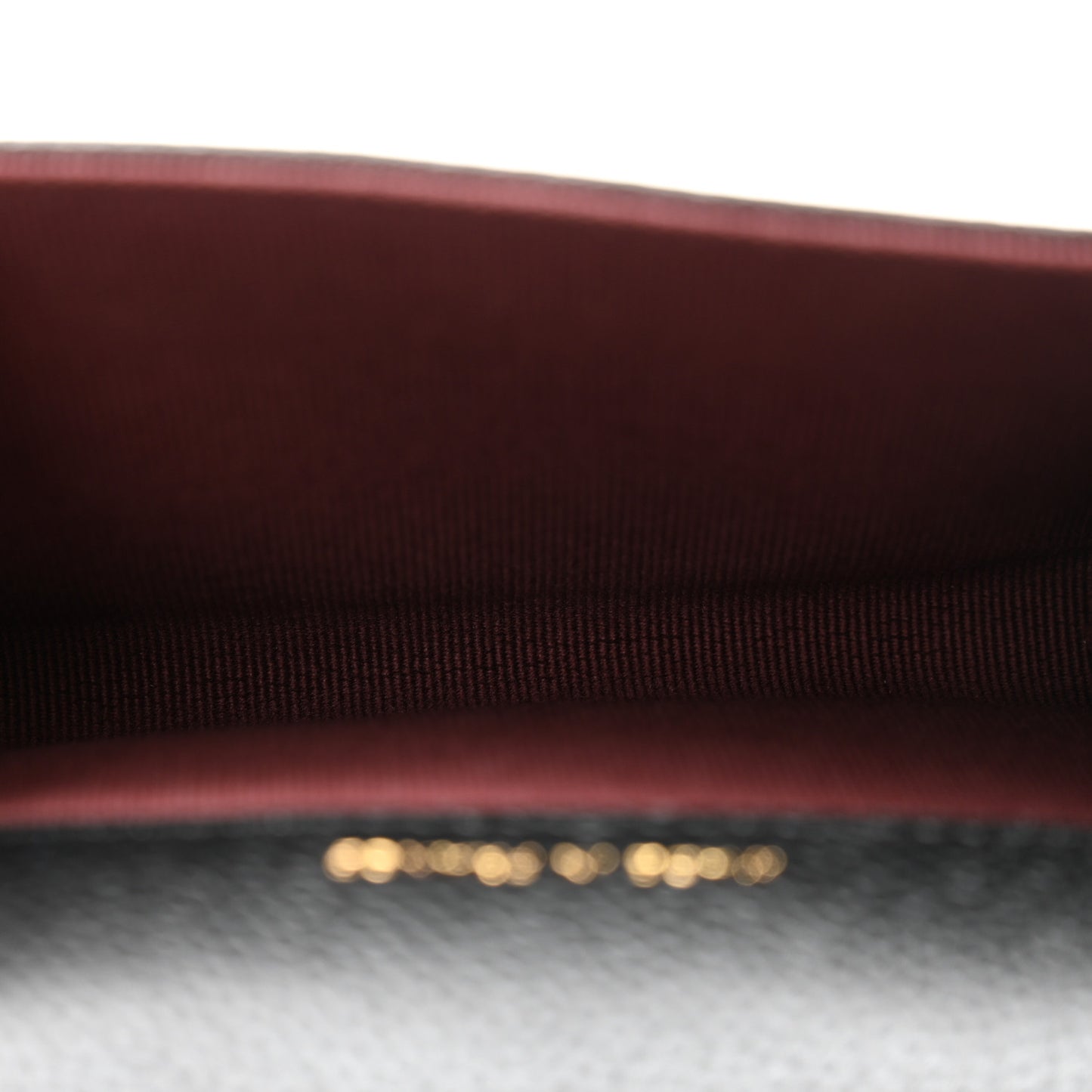 Caviar Quilted Flap Card Holder Wallet Black