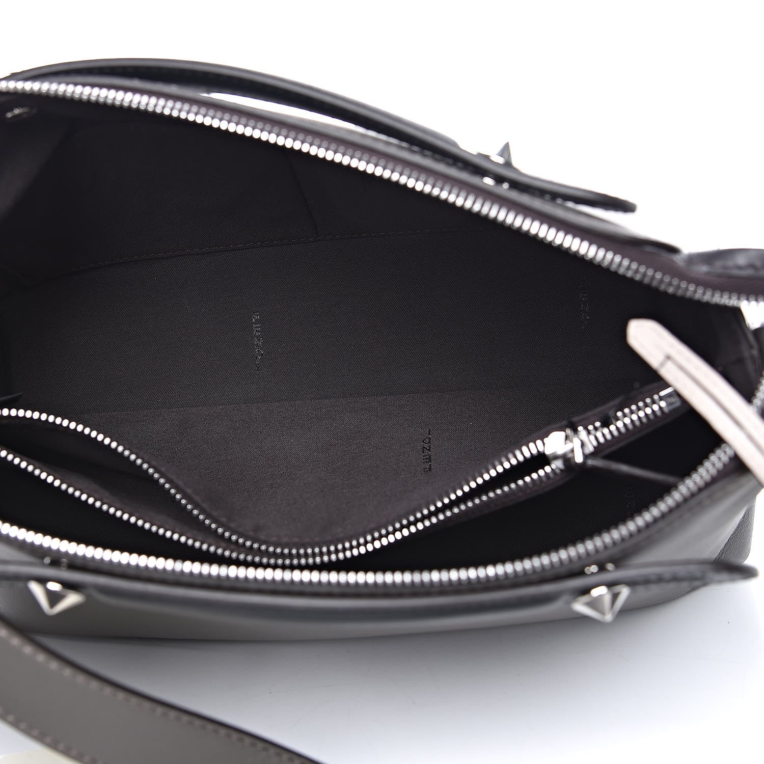 Fendi Vitello Dolce 4 Color Medium By The Way Boston Bag Carbone Grigio Polvere Multicolor 5 of 11