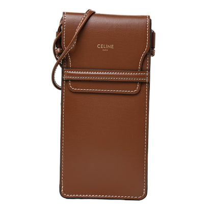 Celine Smooth Calfskin Sunglasses Pouch Tan 1 of 18