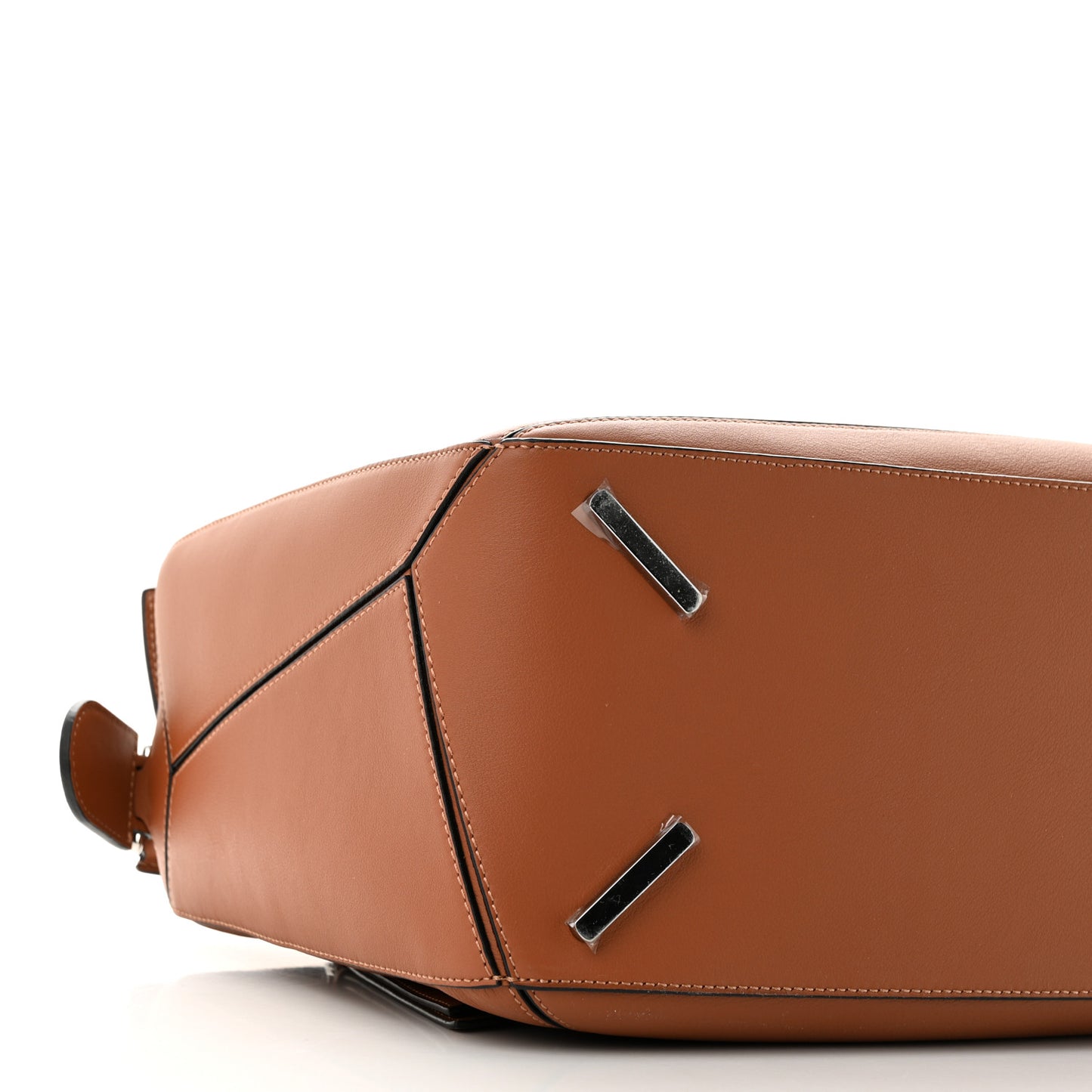 Calfskin Large Puzzle Bag Tan