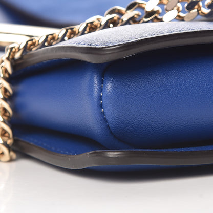 Chloe Suede Calfskin Small Faye Shoulder Bag Majesty Blue 10 of 11