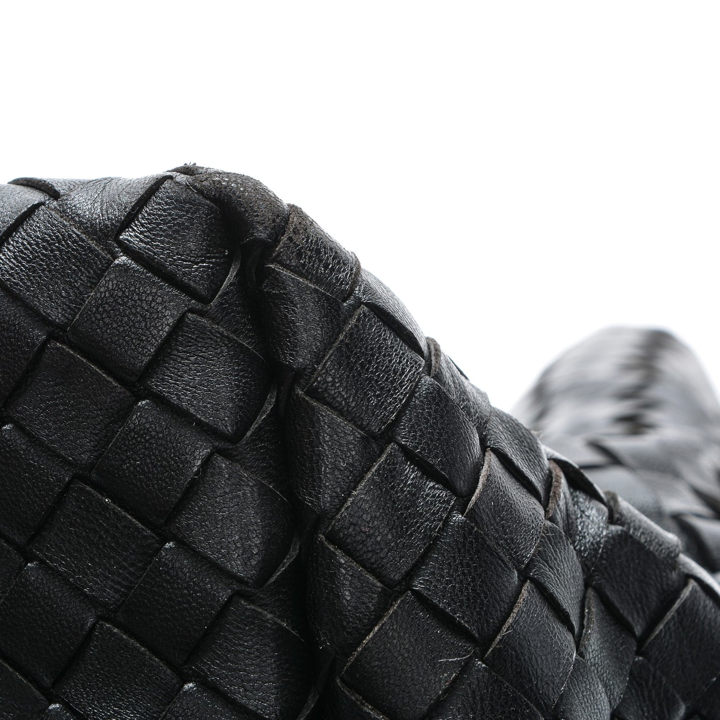 Nappa Intrecciato Medium Garda Bag Black