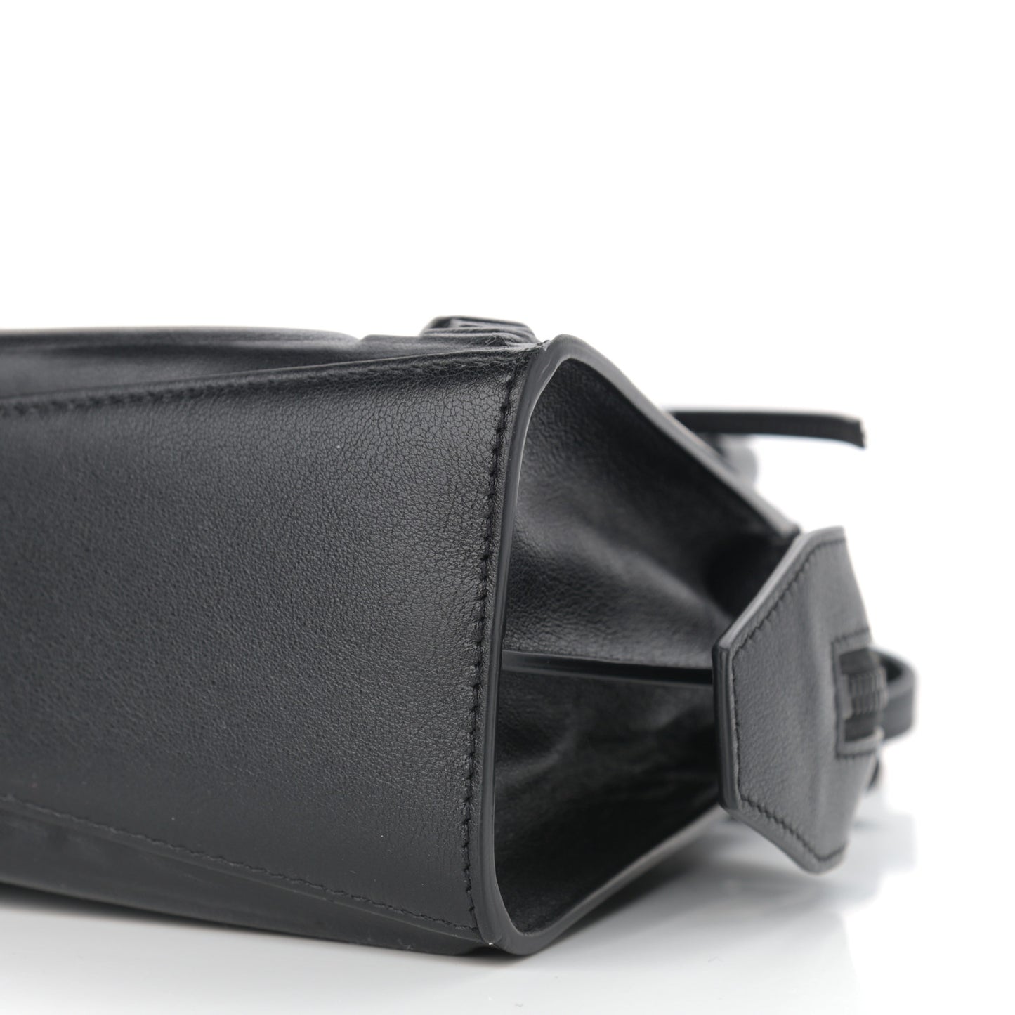 Cake Calfskin Tonal Hardware Mini Neo Classic City Black