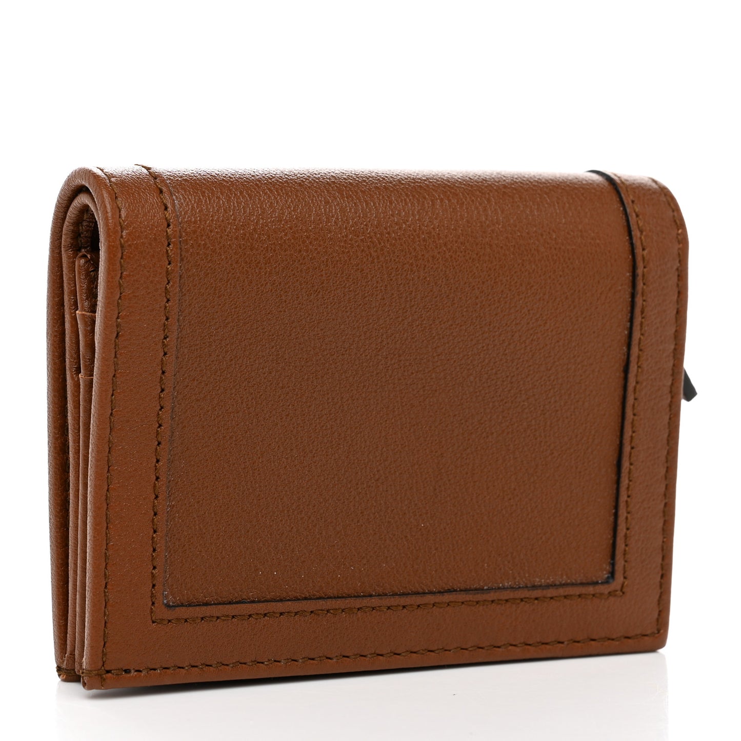 Wonka Grain Calfskin Diana Card Case Wallet Cuir