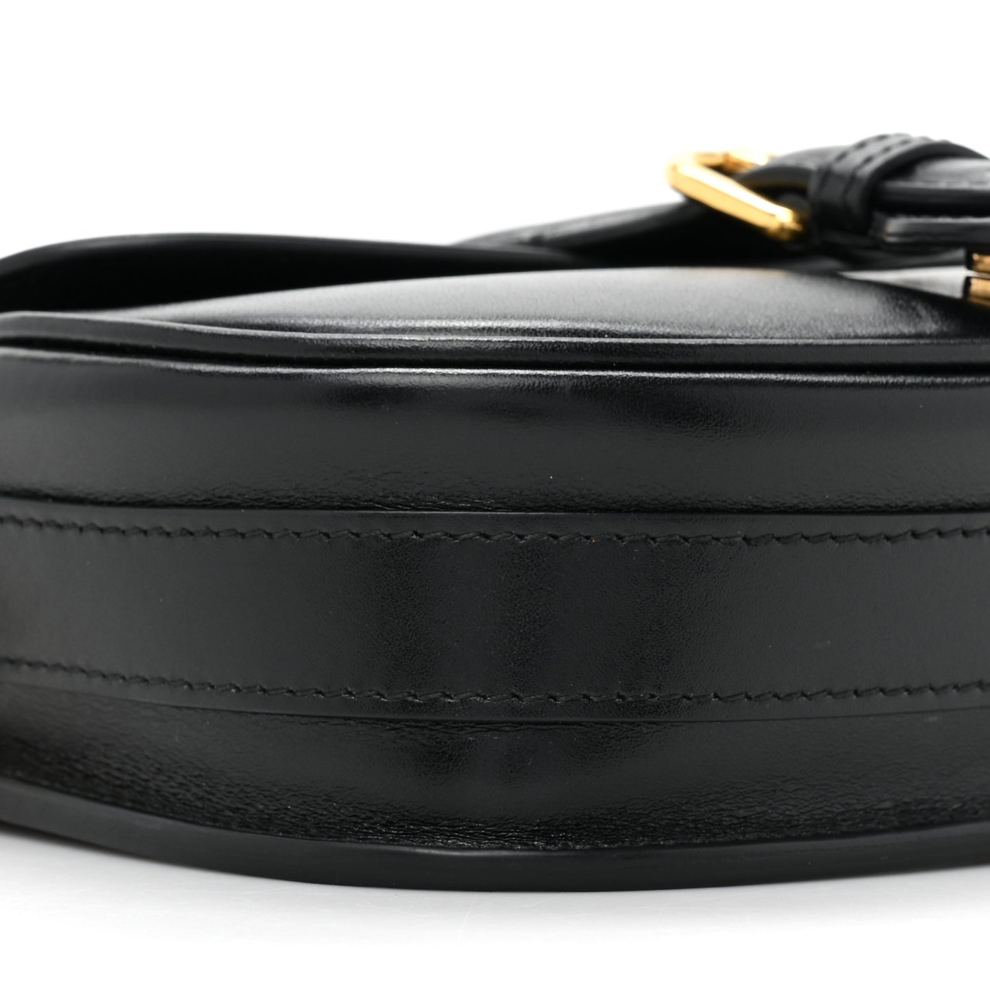 Box Calfskin Small Bobby Flap Black