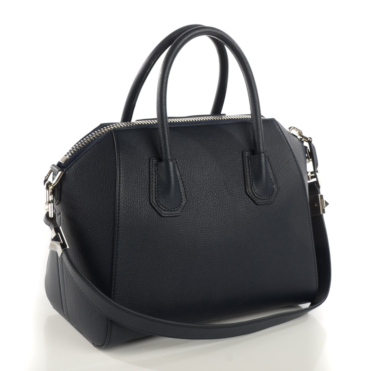 Sugar Goatskin Small Antigona Navy