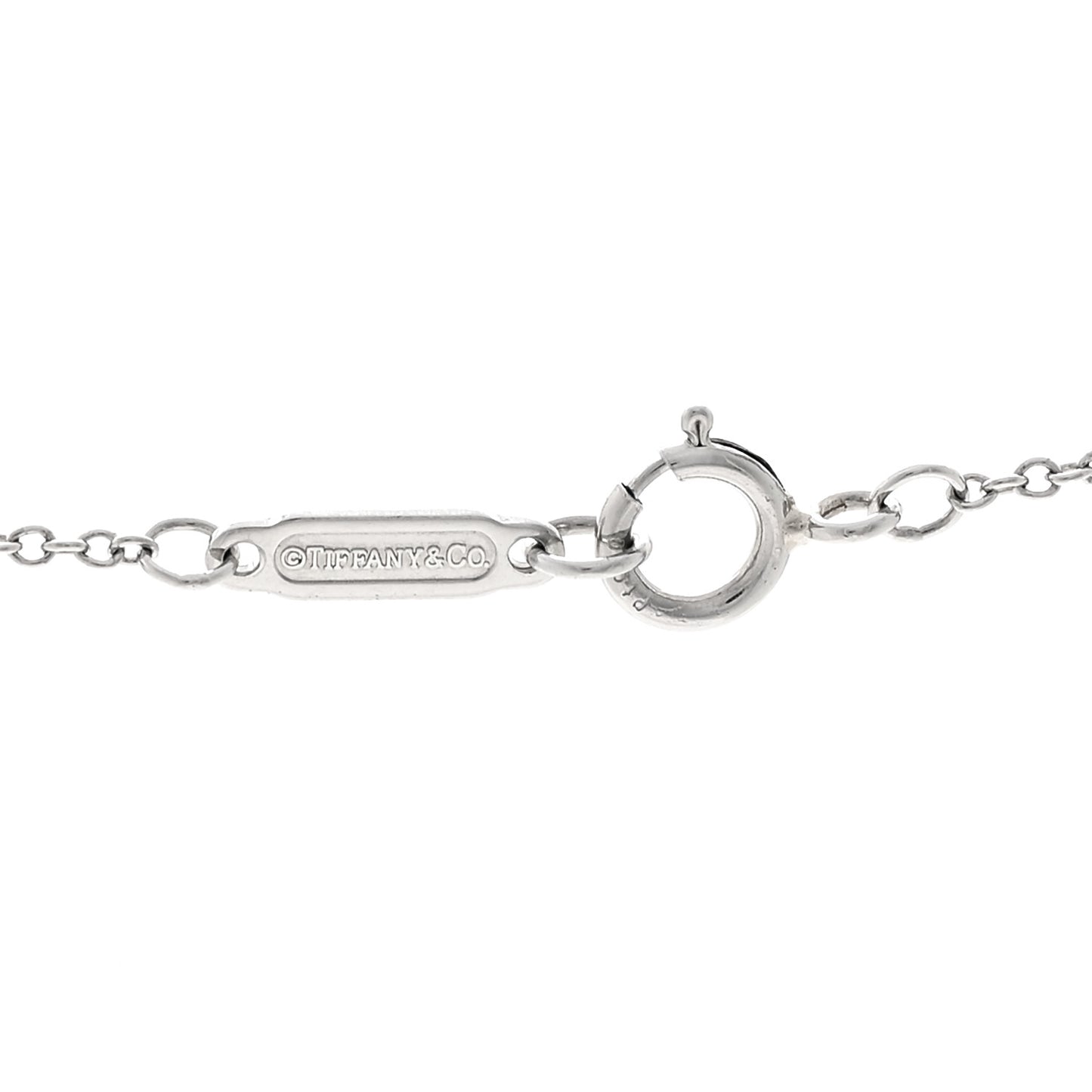 Platinum Diamond Small Heart Pendant Necklace