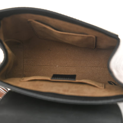 Gucci GG Supreme Monogram Calfskin Padlock Backpack Beige Cuir Black 5 of 11