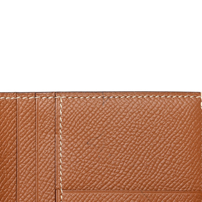 Hermes Epsom Bearn Compact Wallet Gold 7 of 8
