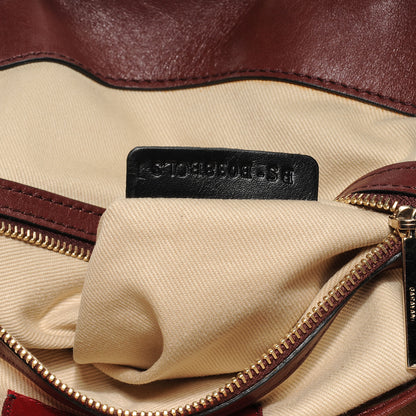 Valentino Garavani Leather Rockstud Dome Satchel Prun 6 of 7