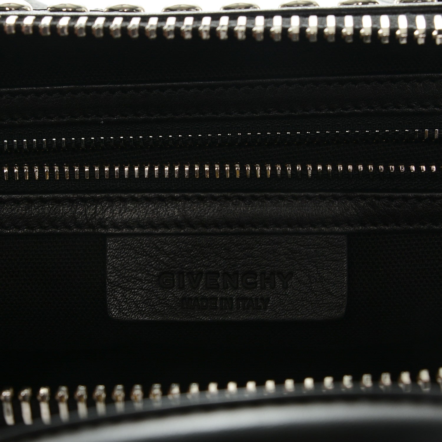 Givenchy Calfskin Medium Studded Bi-Color Antigona Black White 6 of 8
