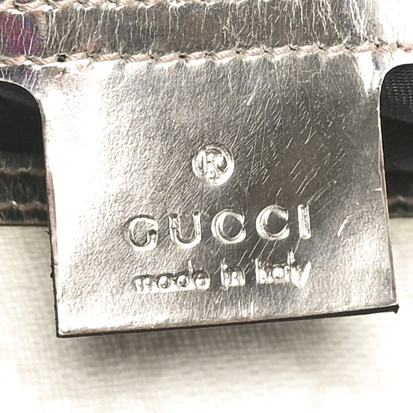 GG Plus Monogram Small Joy Boston Metallic