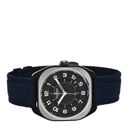 Hermes DLC Coated Titanium Nylon 39mm H08 Automatic Watch Bleu Abysse 2 of 5