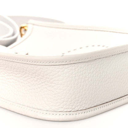 Hermes Taurillon Clemence Amazone Evelyne TPM Gris Pale 9 of 11
