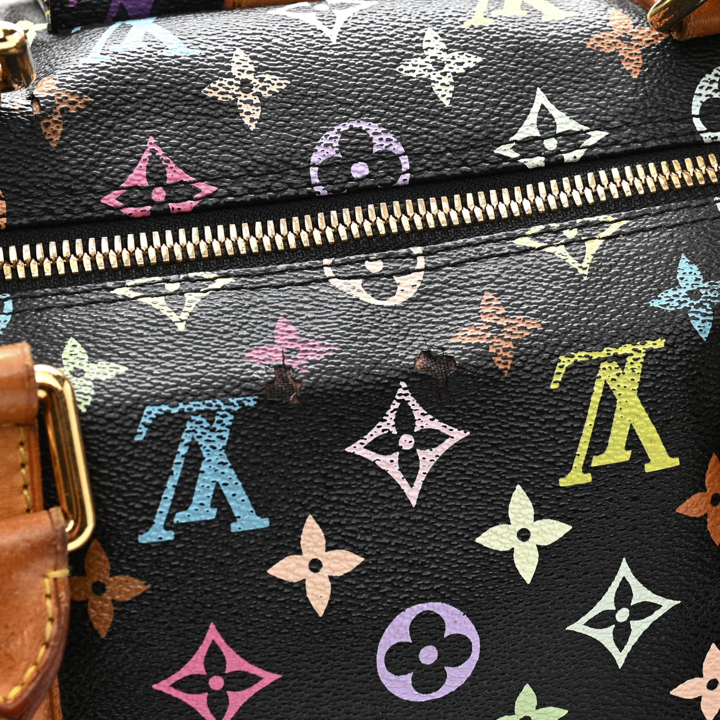 Monogram Multicolor Keepall 45 Black