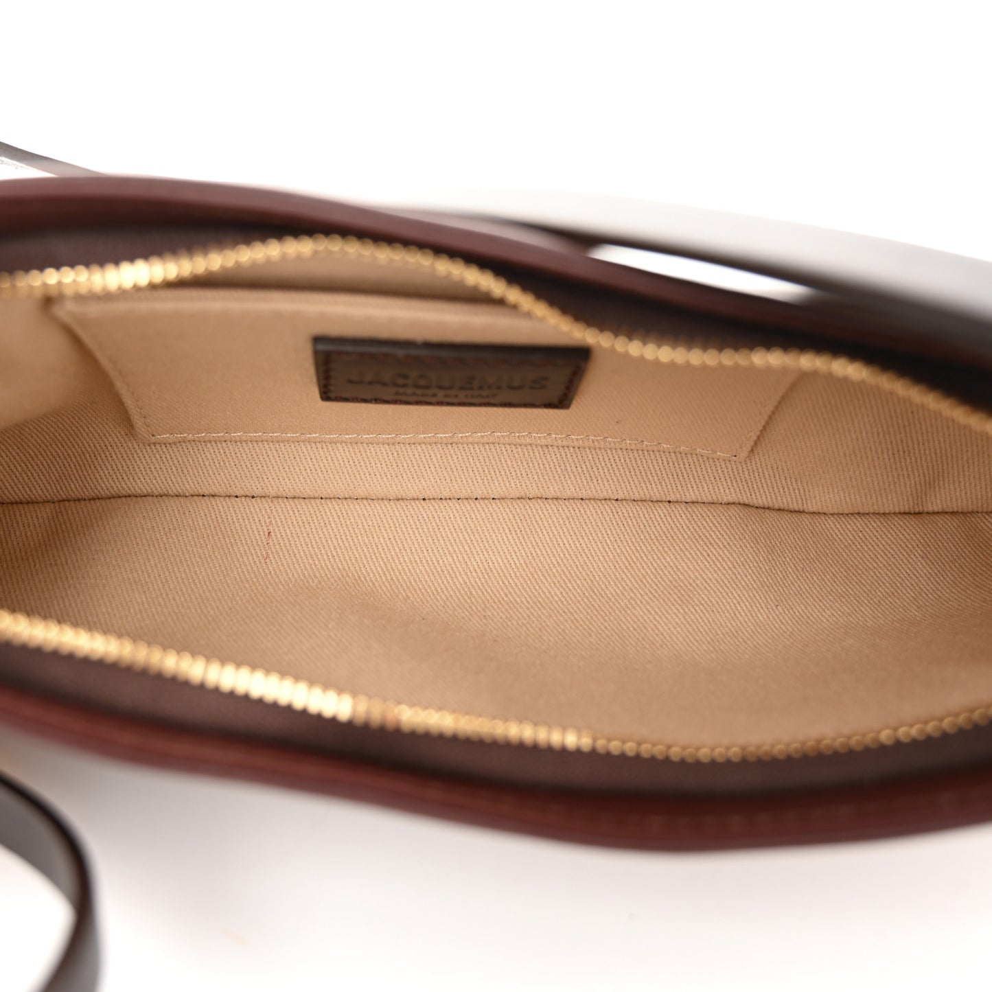 Smooth Calfskin Le Bisou Medium Brown