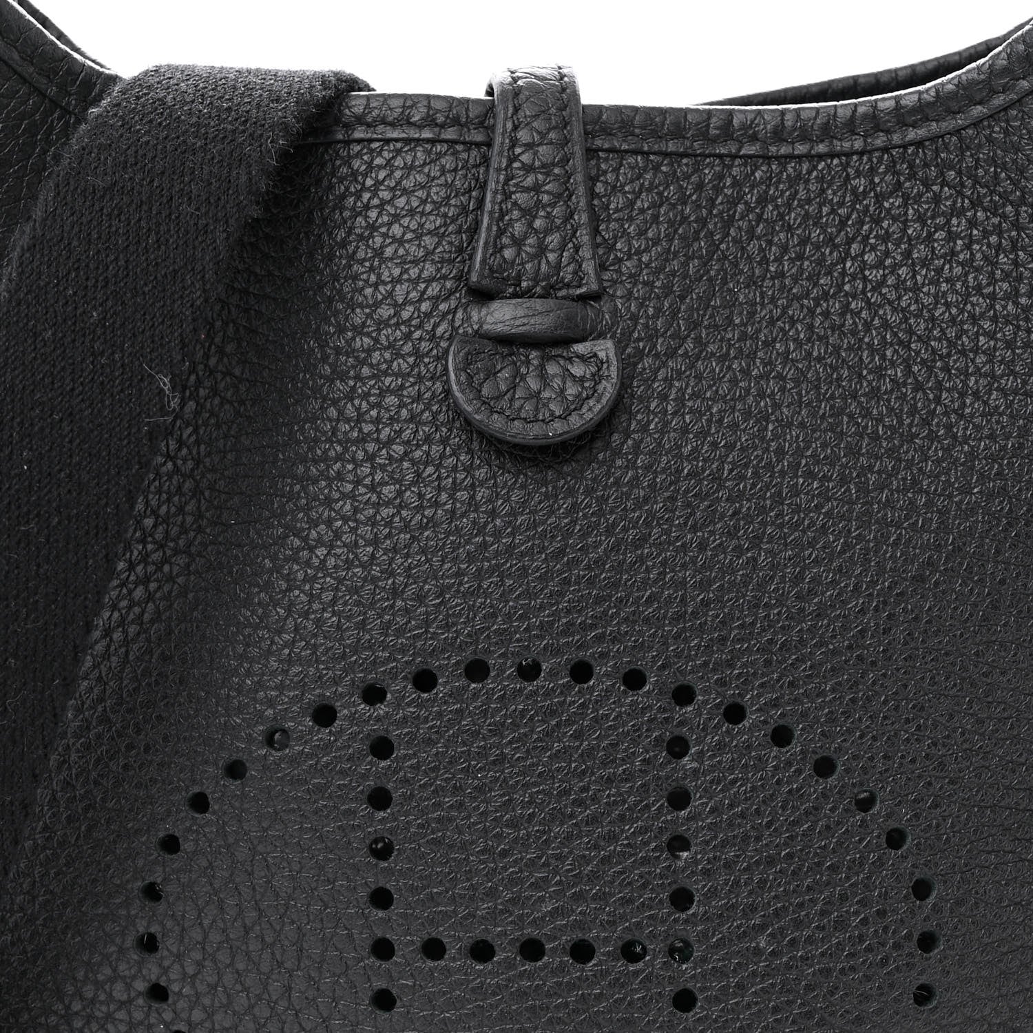 Hermes Taurillon Clemence Evelyne TPM Black 8 of 14
