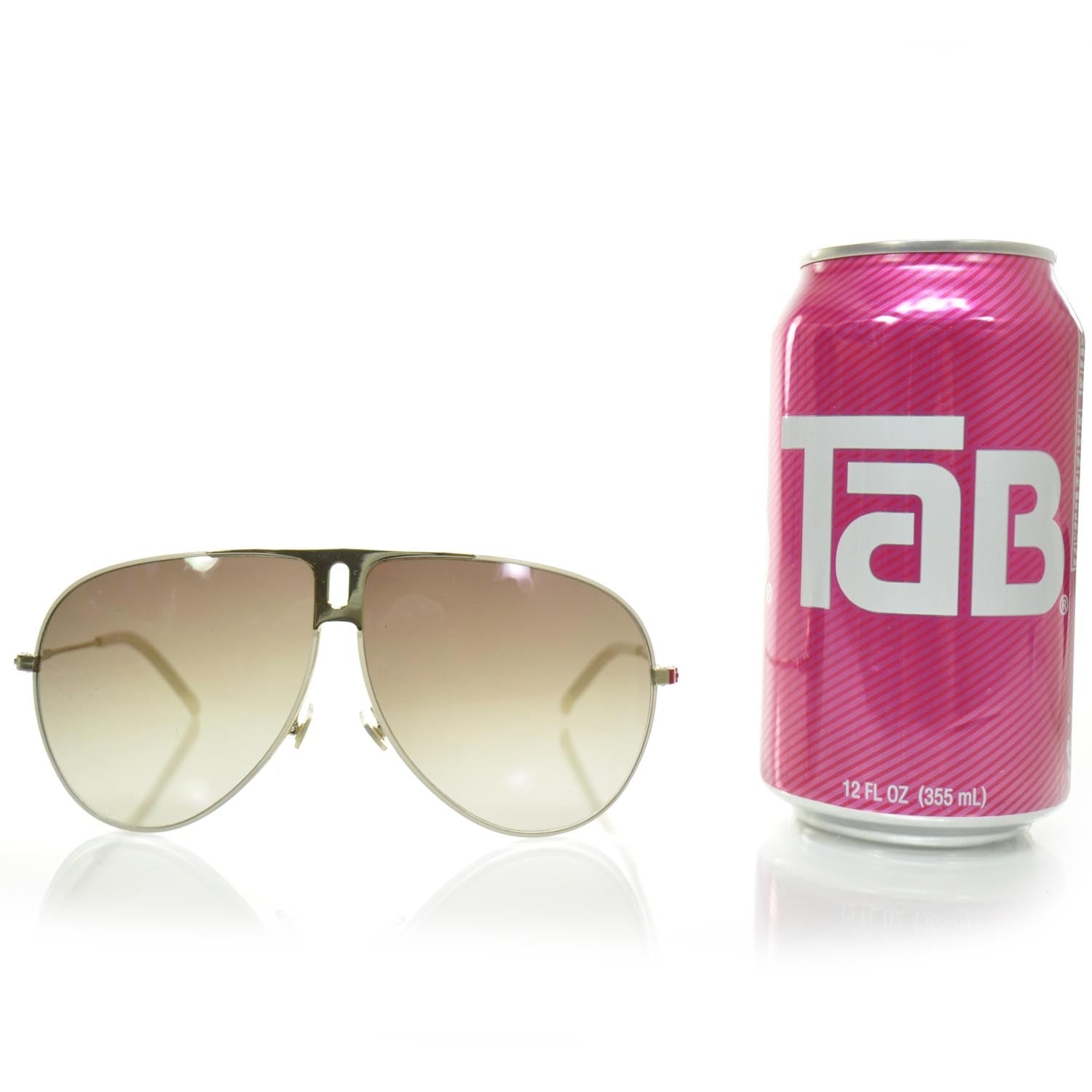 Saint Laurent Aviator Sunglasses 2202S Gold 2 of 8