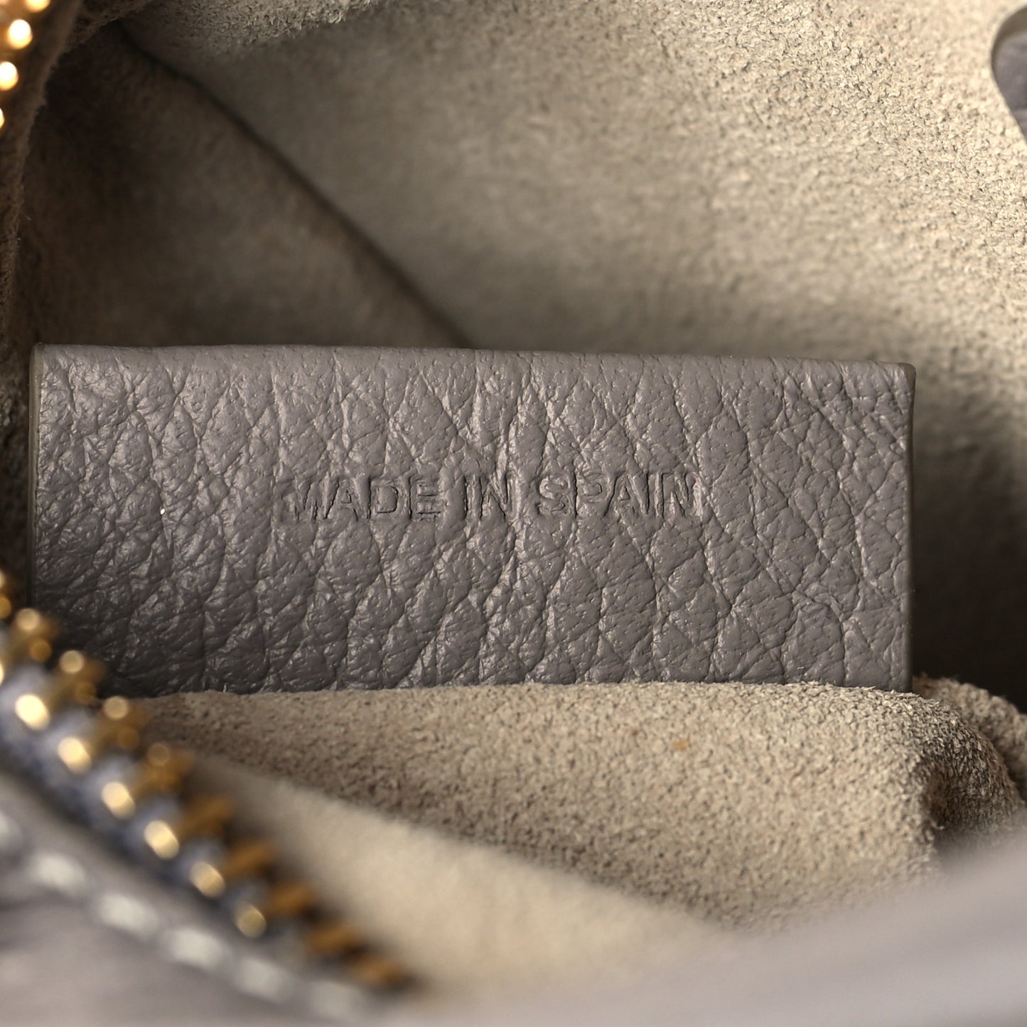 Calfskin Mini Marcie Crossbody Bag Cashmere Grey