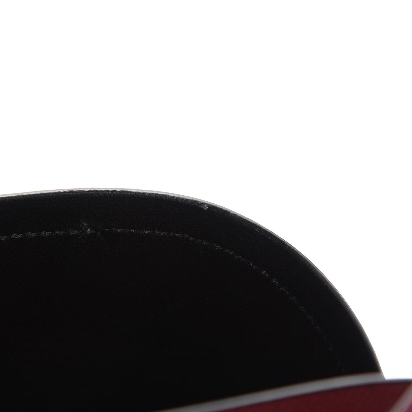 Saffiano Cuir Small Matinee Tote Cherry Black