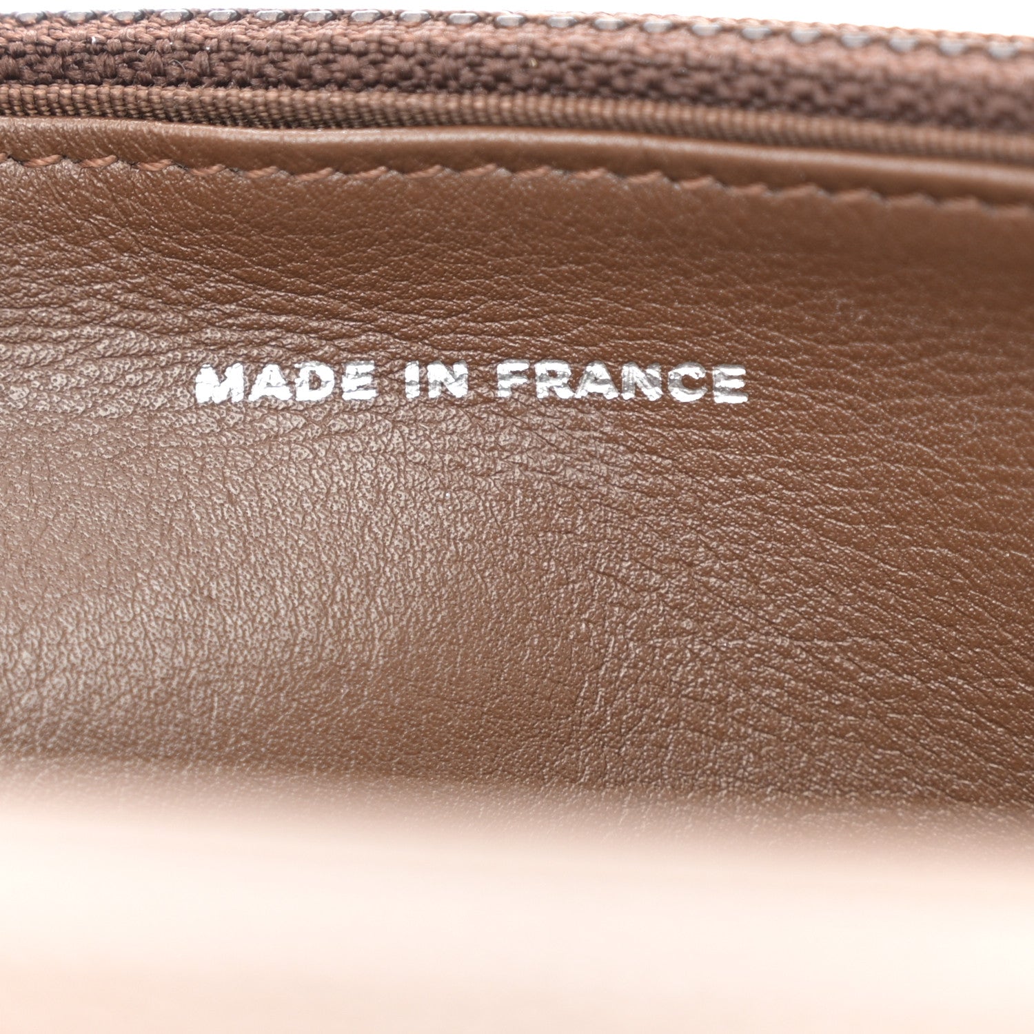 Chanel Caviar Quilted Wallet on Chain WOC Brown 7 of 11