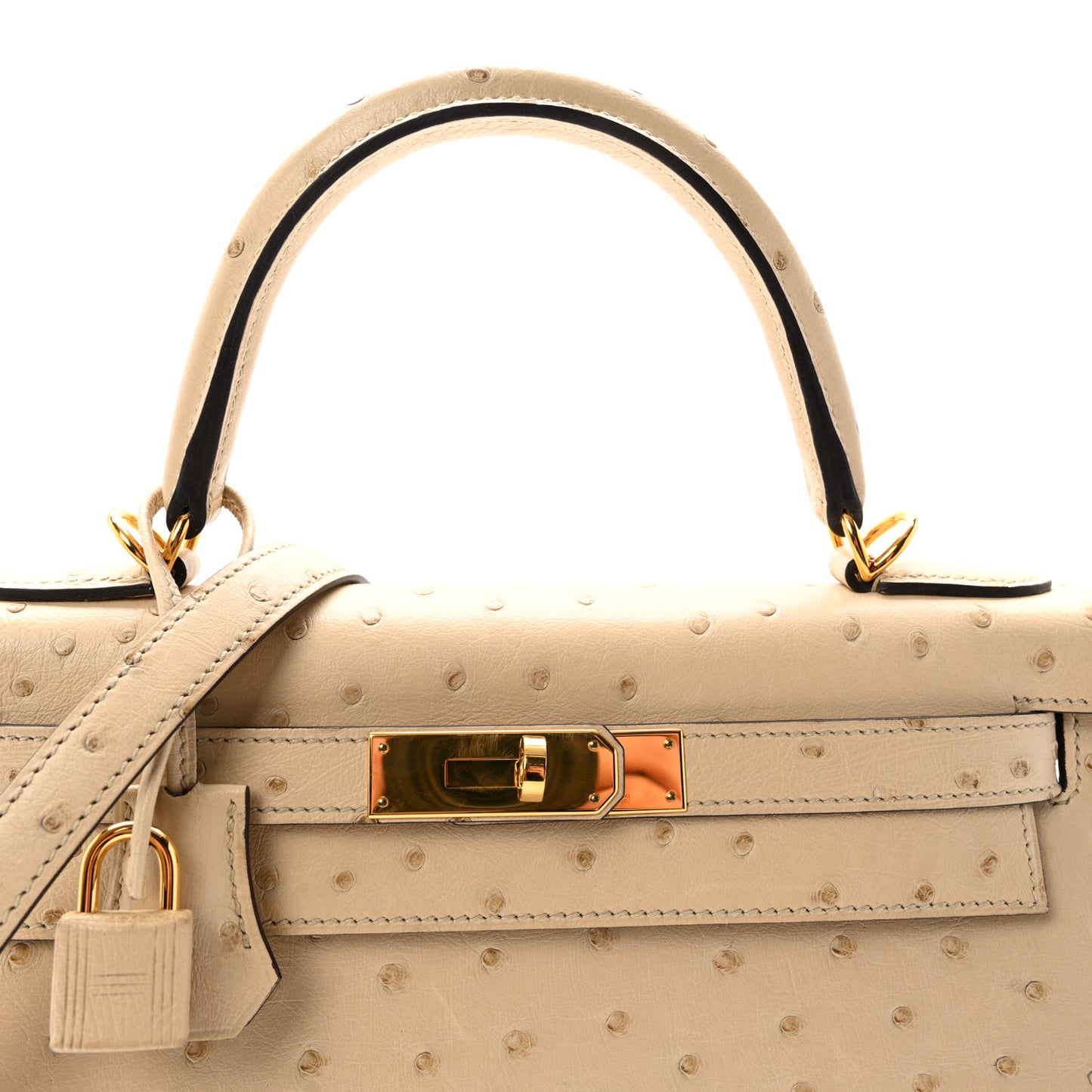 Ostrich Kelly Sellier 28 Parchemin
