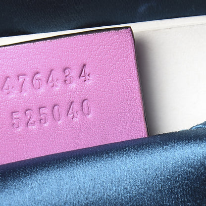 Gucci Velvet Matelasse Marquise Crystals GG Marmont Belt Bag Malva 7 of 10