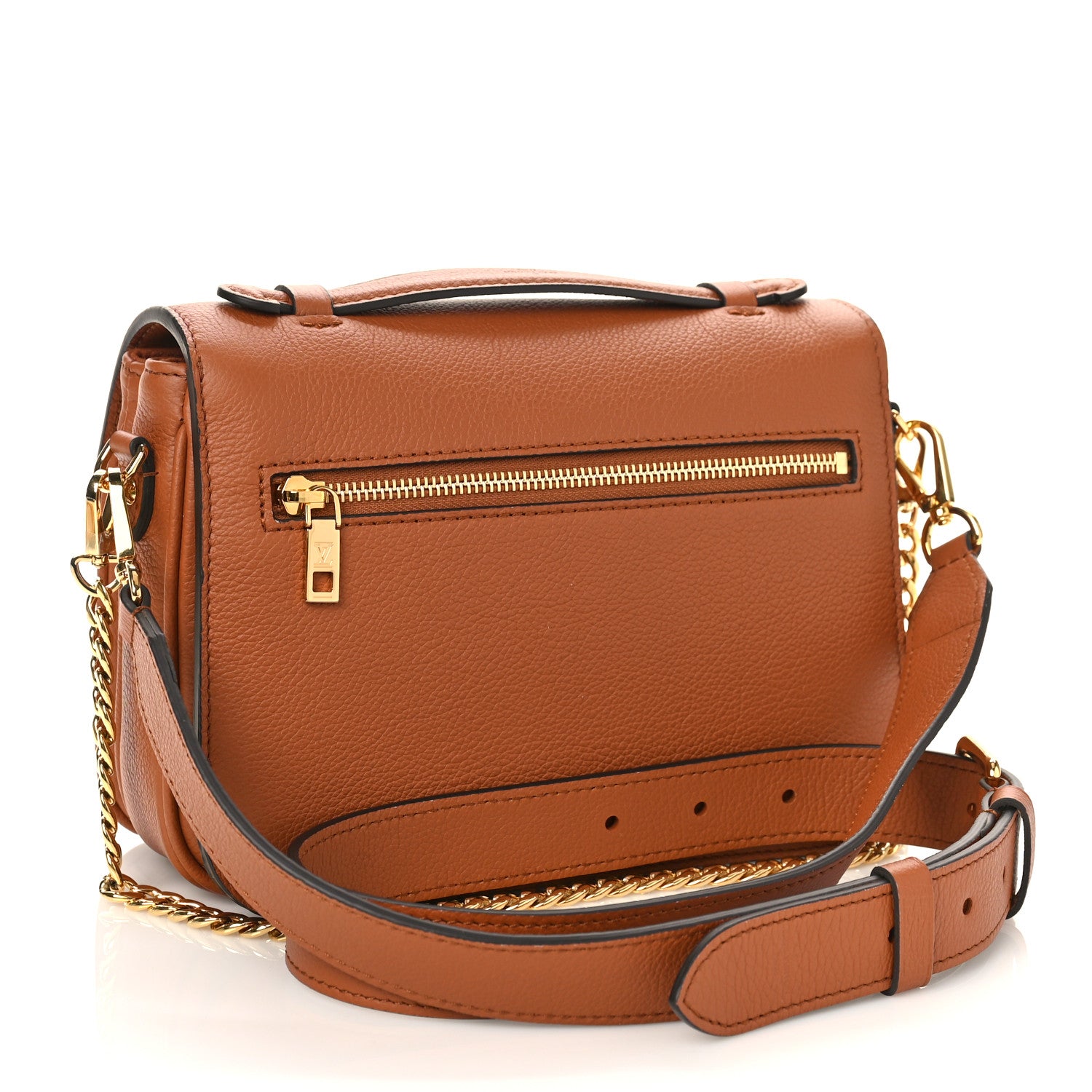 Louis Vuitton Grained Calfskin Lockme Oxford Cognac 3 of 11