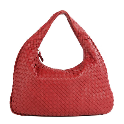 Bottega Veneta Nappa Intrecciato Medium Veneta Hobo Carmine 1 of 8