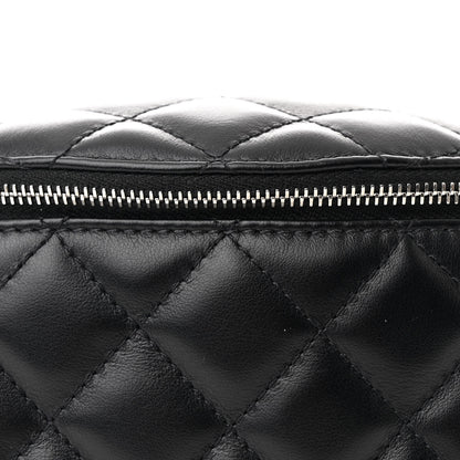 Chanel Calfskin Quilted Waist Belt Bag Black 9 of 11