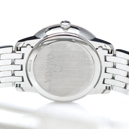 Omega Stainless Steel 27mm De Ville Quartz Watch Black 424.10.27.60.01.001 4 of 5