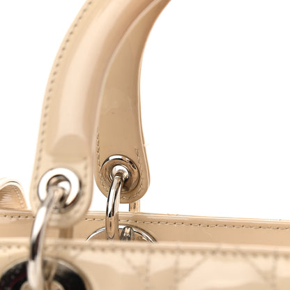 Christian Dior Patent Cannage Large Lady Dior Beige 12 of 15