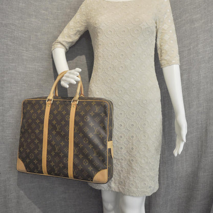 Louis Vuitton Monogram Porte-Documents Voyage Briefcase 2 of 8