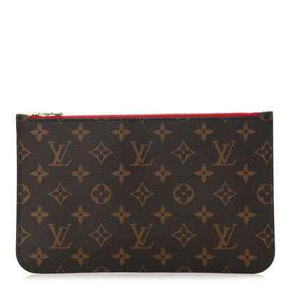 Louis Vuitton Monogram Neverfull MM GM Pochette Cherry 1 of 6