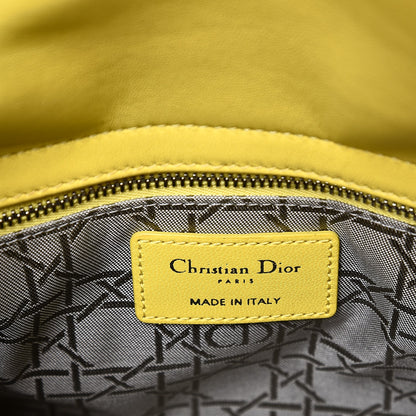Christian Dior Lambskin Cannage Small My Lady Dior Mimosa Yellow 7 of 12